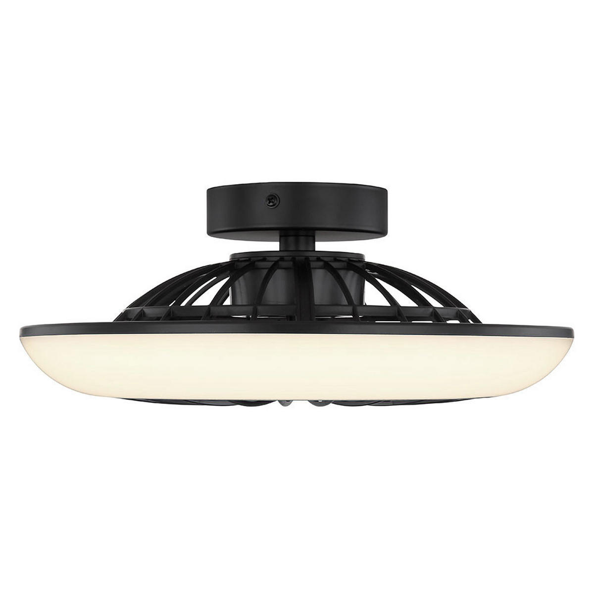 LED DECKENLEUCHTE Memory Schwarz Opal - Schwarz, Metall (30/30/10cm) - Globo Lighting