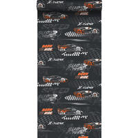 TAPETE Rennwagen 50 x 900 cm - Schwarz, Papier (50/0.1cm) - Sanders & Sanders