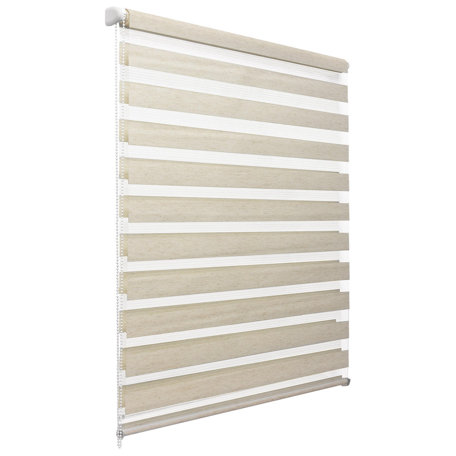 DOPPELROLLO SolDecor DL2 120x150cm Leinen - Beige, Kunststoff (120/150cm) - Sol Royal