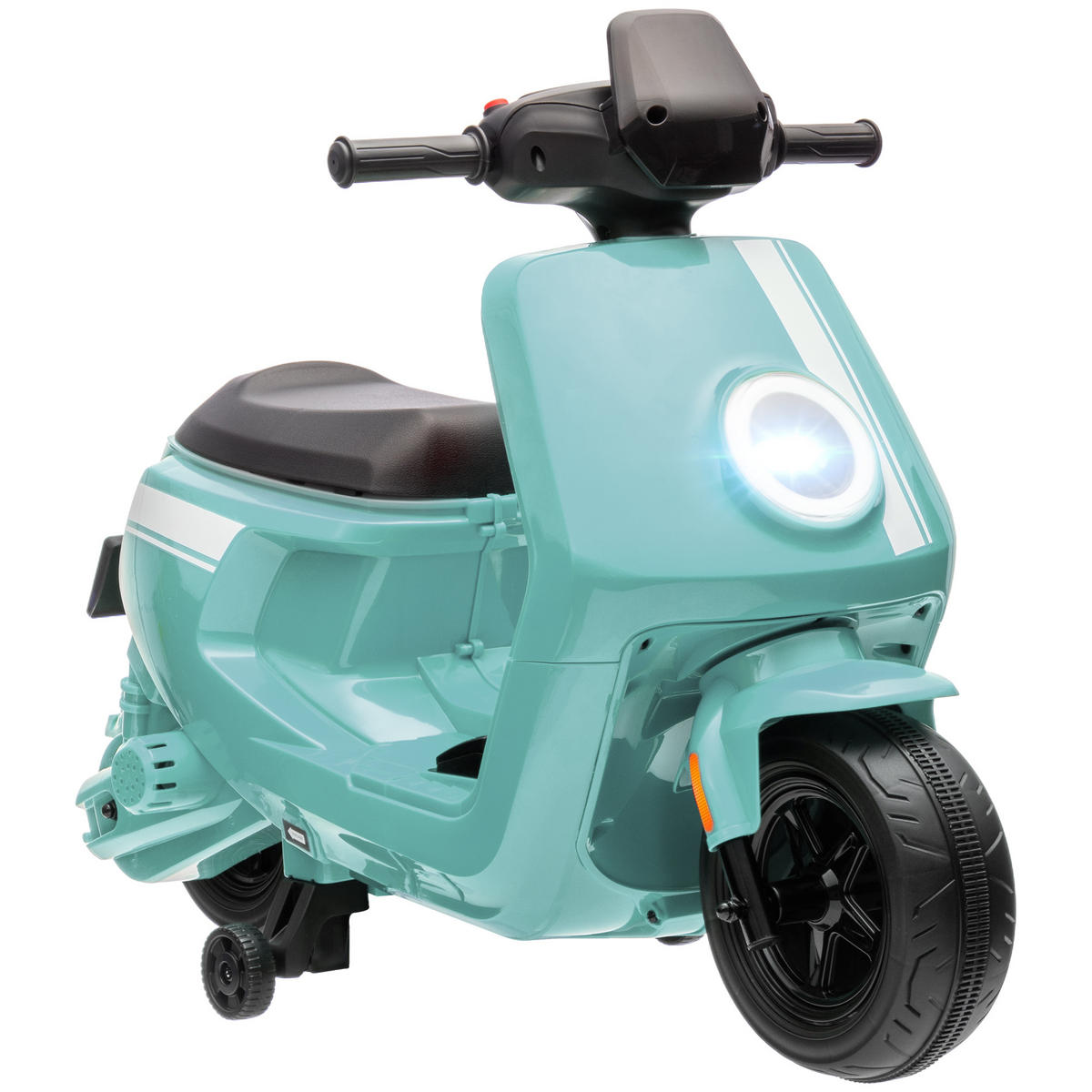 KINDER Elektro-Motorrad - Grün, Metall (90/39/61cm) - AIYAPLAY