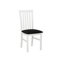 STUHL Milano I, Holzfarbe: Weiß - Schwarz/Weiß, Holz (43/93/40cm) - MIRJAN24