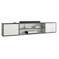 TV-LOWBOARD EDI 4 Weiß – 2-türig - Weiß, Holzwerkstoff (206.4/42/38.9cm)