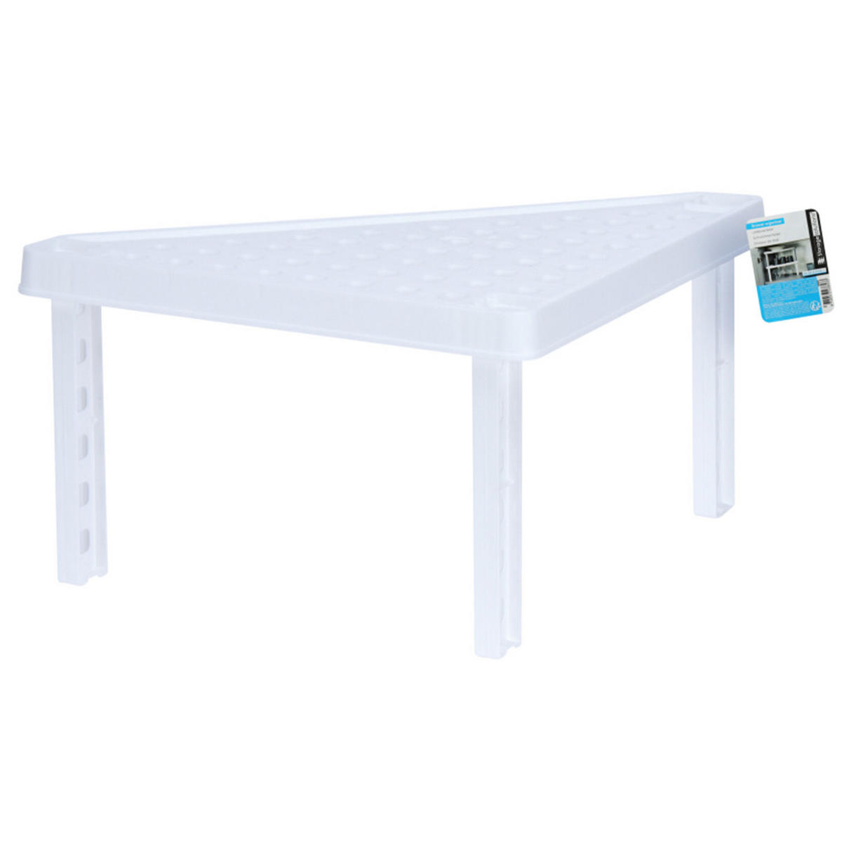 DUSCHABLAGE Basic Weiß 35/25.5/2 cm Kunstoff - Weiß, Kunststoff (25.5/2/35cm) - Mondex