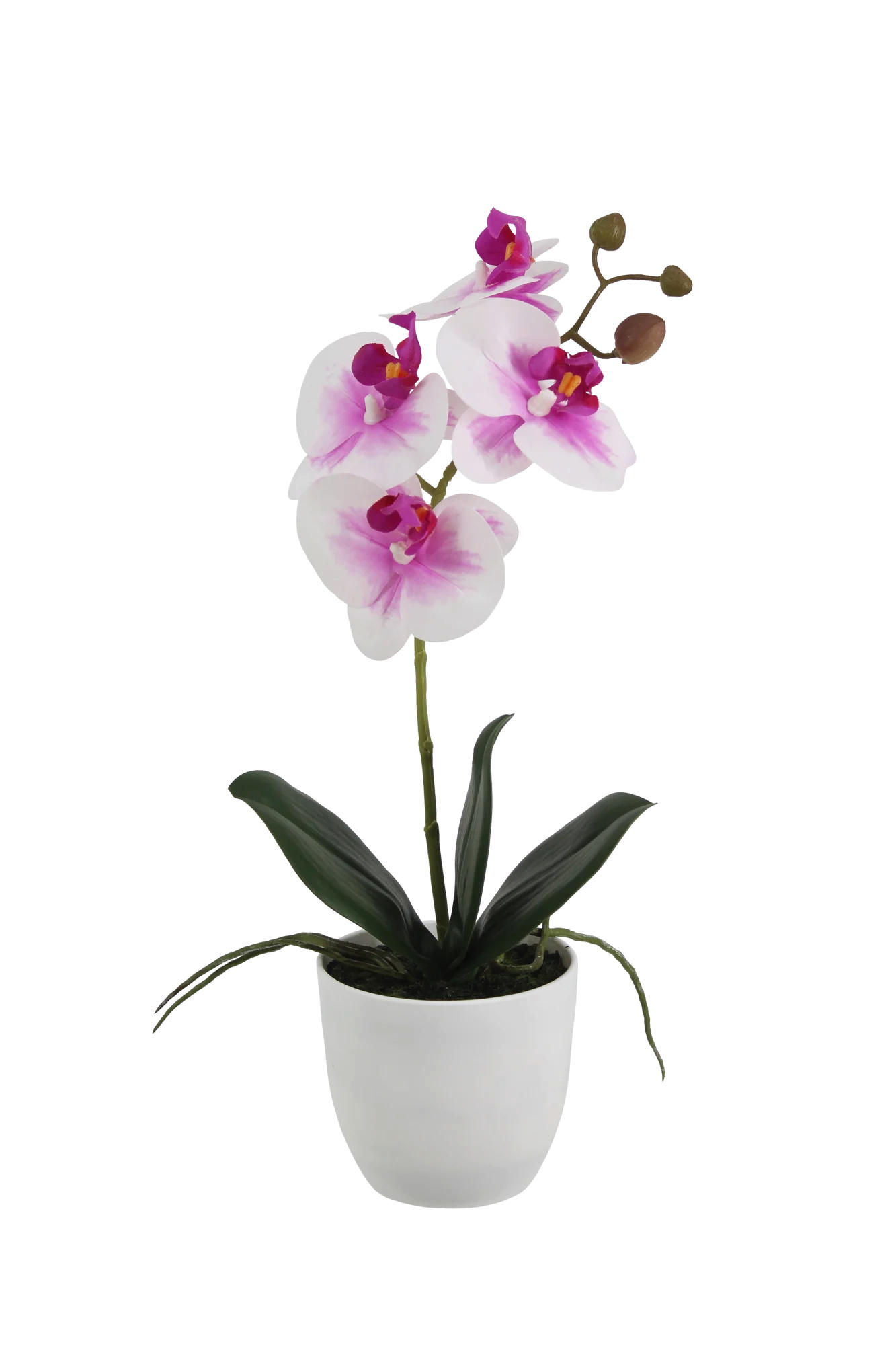 KUNSTBLUME Künstliche Orchidee - Dan 36 cm - Pink, Kunststoff (35cm) - aplanta