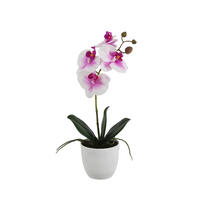 KUNSTBLUME Künstliche Orchidee - Dan 36 cm - Pink, Kunststoff (35cm) - aplanta