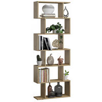 BÜCHEREGAL BASK MAX Artisan Eiche 76,4/28/210 cm - Eiche Artisan, Holzwerkstoff (76.4/210/28cm) - Matkam Möbel