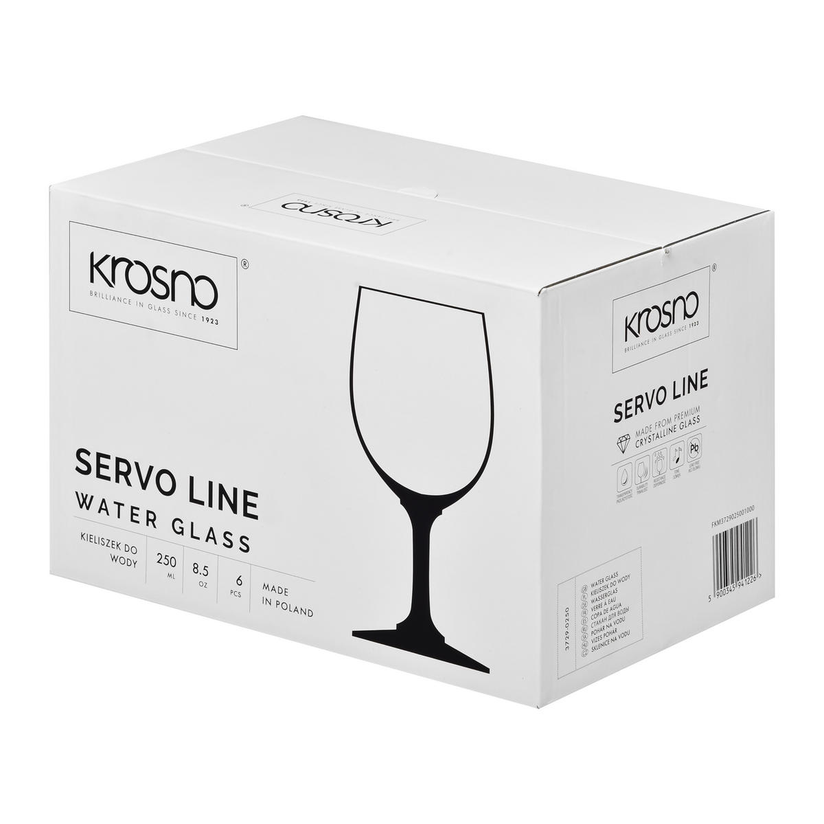 WEINGLAS, 6er-Set, 250 ml - Transparent, Glas (0.25L) - Krosno Glass