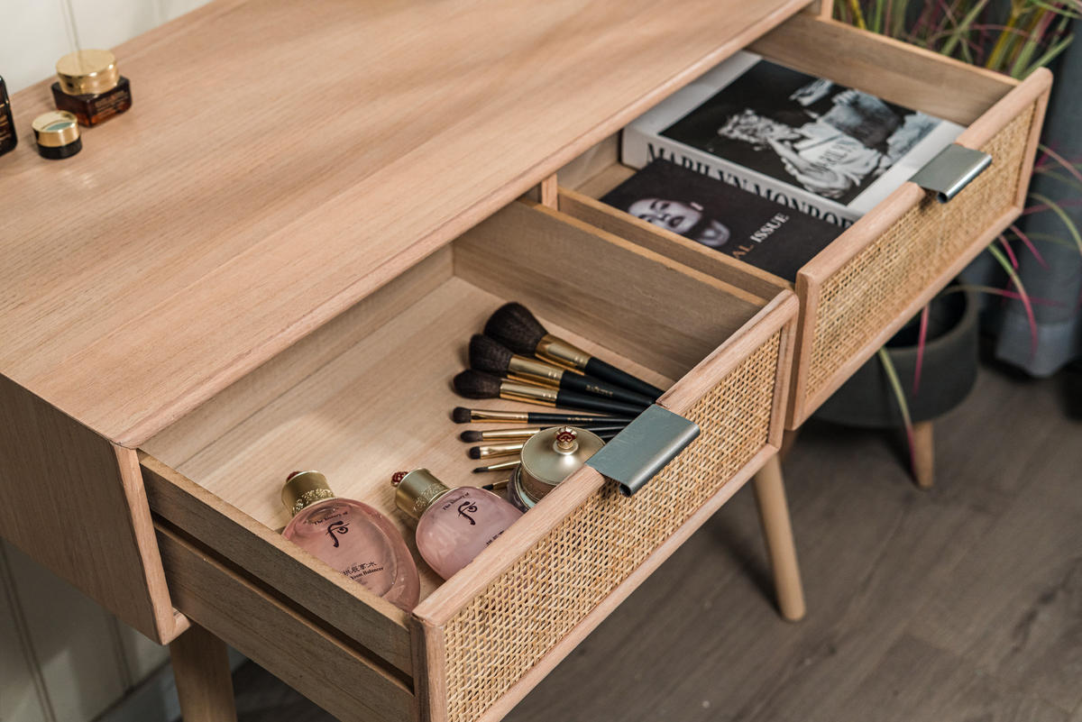 KONSOLENTISCH Rechteckig Braun 80 x 42 x 79 cm - Braun, Holz (42/80/79cm) - Nordlys