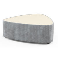 COUCHTISCH Hellgrau MIJA Gepolstert Tilia 1x1x42 cm - Grau, Holzwerkstoff (1/1/42cm) - Sepro Meble