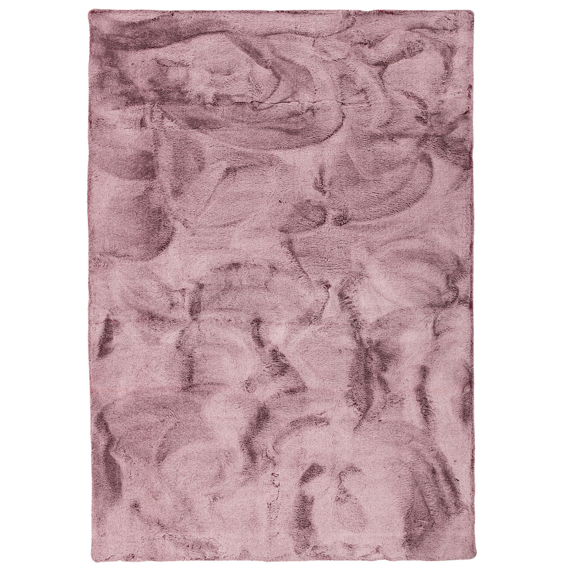 FELLTEPPICH LUXUS SUPER SOFT PLUSH - Beere, Textil (120/170cm) - Pergamon
