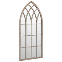 SPIEGEL Sandfarben 100x45 cm Eisen für den Innenbereich - Creme, Metall (45/100/1cm) - furnicato