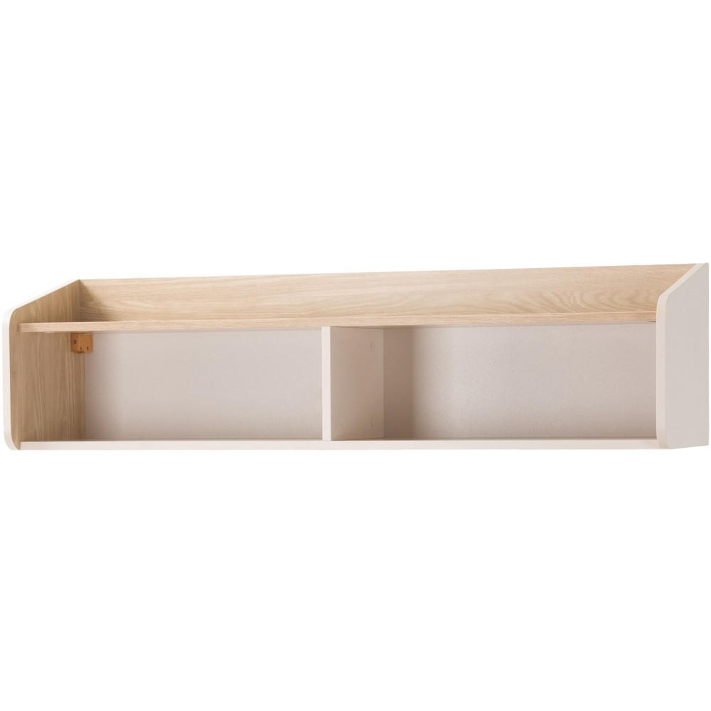 Beautysofa Wandregal Beige 125x32x32 cm