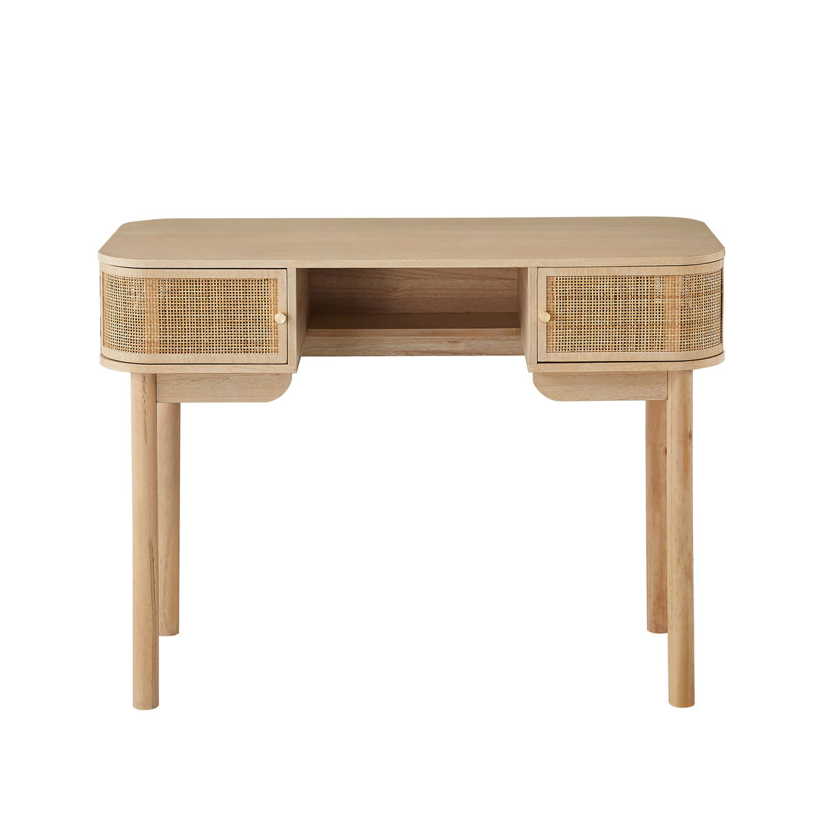 SCHREIBTISCH Rechteckig Braun 110 x 45 x 78 cm - Braun, Holz (45/110/78cm) - Nordlys
