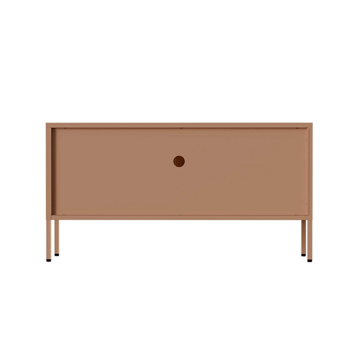 TV-SCHRANK, Braun - Braun, Metall (115/60/35cm) - Oviala