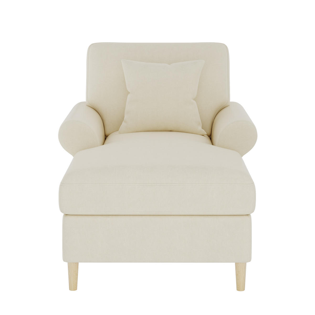 SCHLAFSESSEL 133/87/90 cm mit Liegefläche 87/133 cm, manuell verstellbar - Beige, Textil (87/90/133cm) - BEAOK