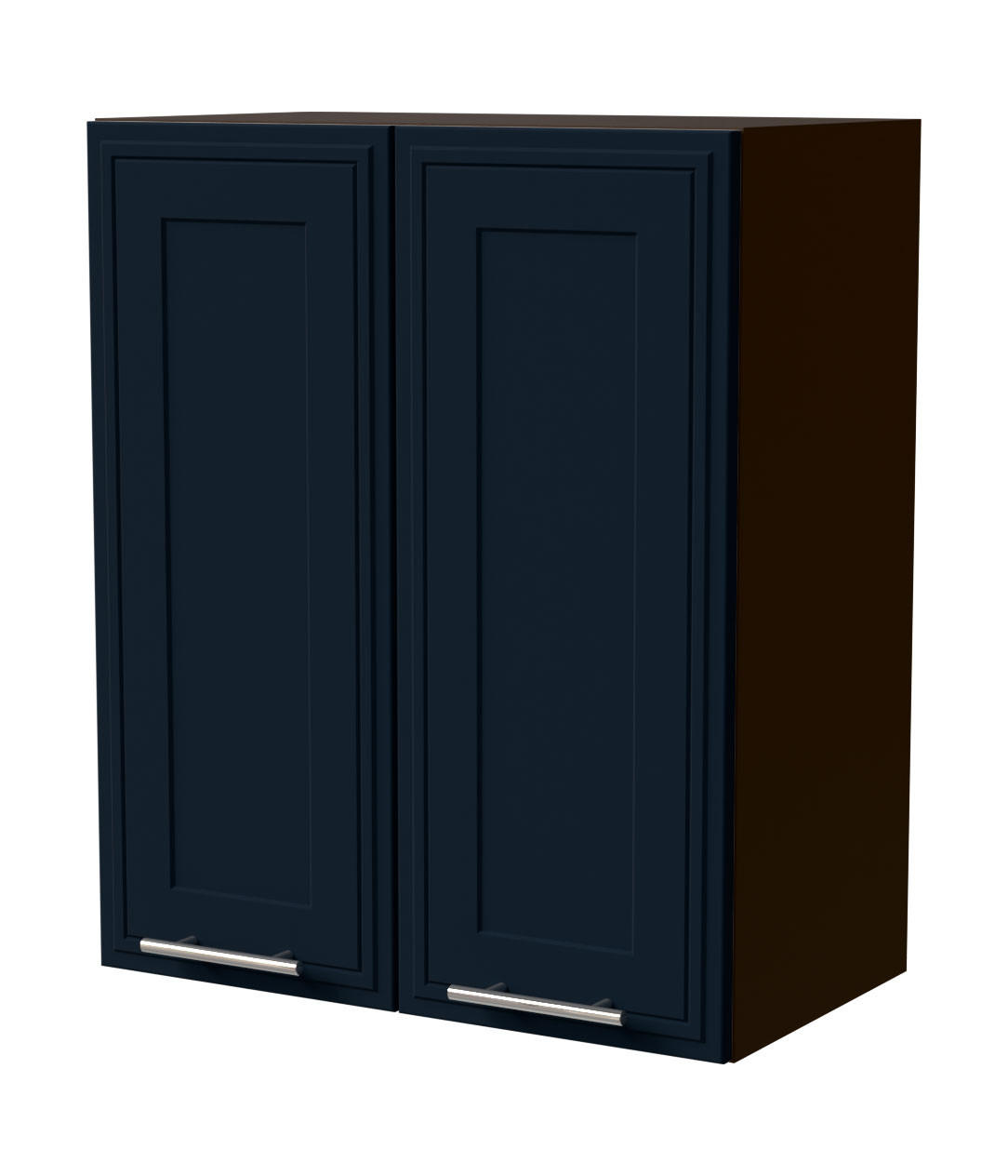 HÄNGESCHRANK Salo W3/60 Lava / Indigo Matt 60 / 32,5 / 72cm - Dunkelgrau/Dunkelblau, Holz/Holzwerkstoff (60/72/32.5cm) - Feldmann-Wohnen