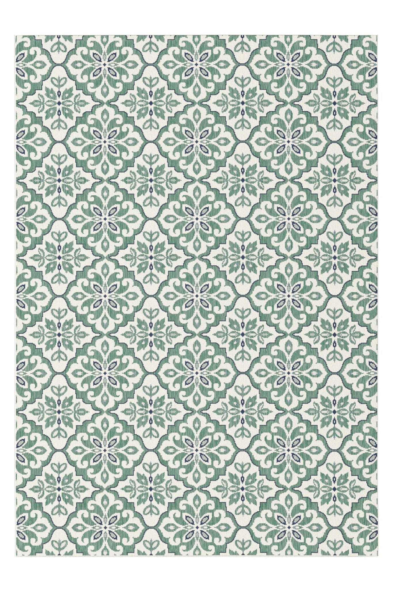 TEPPICH für Innen und Außen fleckenbeständig grün - Grün, Textil (120/170cm) - AFK Living