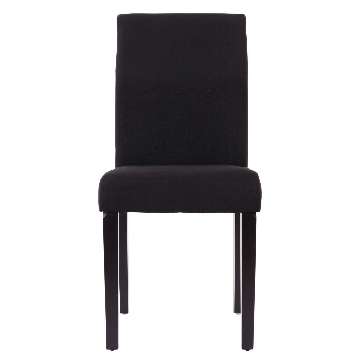 ESSZIMMERSTUHL Schwarz, Dunkelbraun 4er-Set - Dunkelbraun/Schwarz, Textil (43/90/56cm) - Jamb