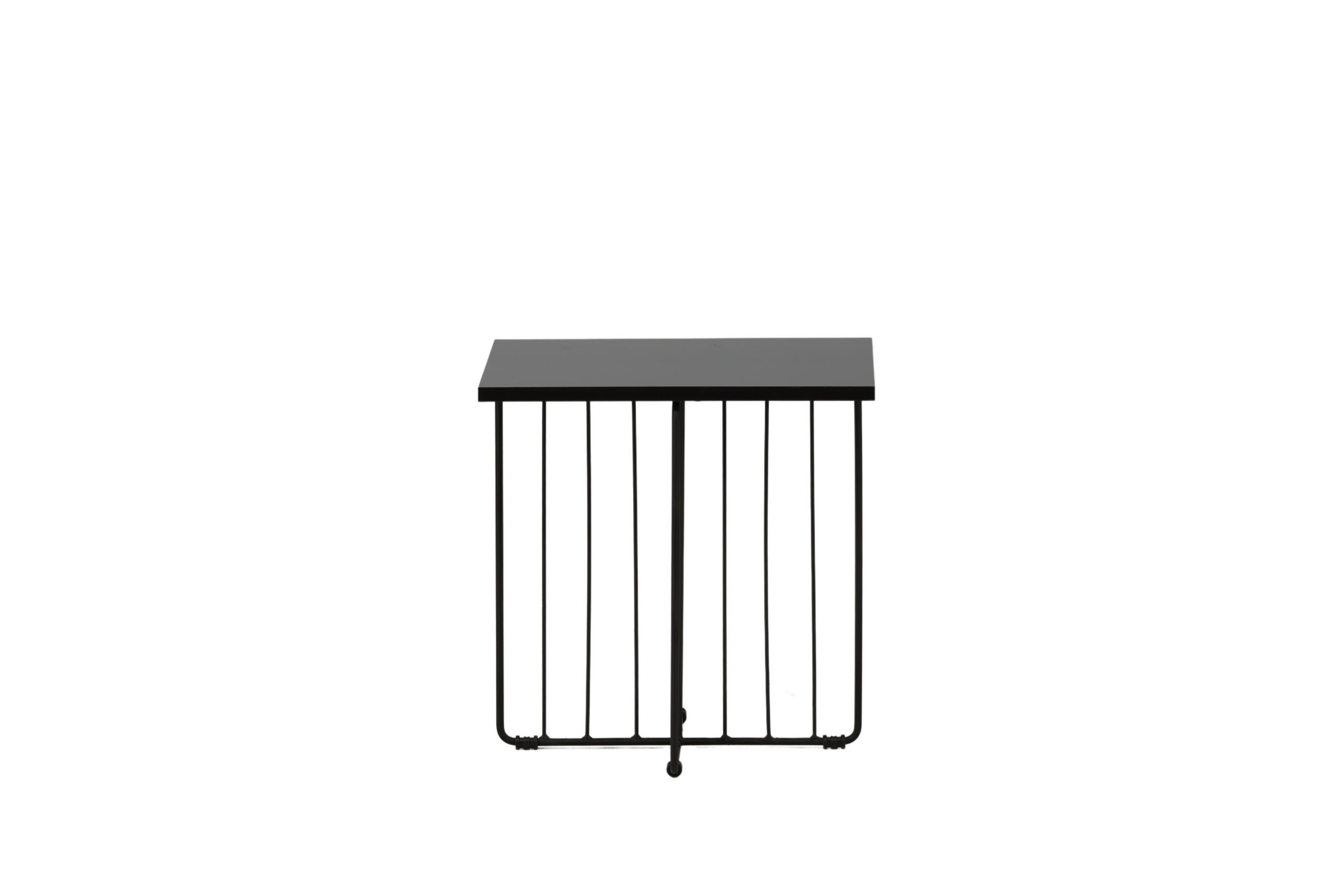 SOFATISCH Dayton Schwarz 40x40x40 - Schwarz, Holzwerkstoff (40/40/40cm) - FURNLUX