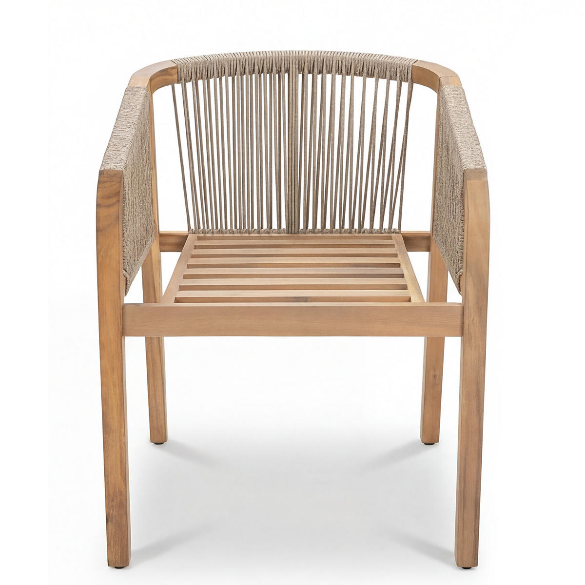 GARTENESSGRUPPE - 5-teilig - Beige - Beige, Holz/Kunststoff - home24