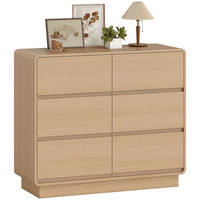 SIDEBOARD Naturholzfarben, 6 Schubladen, 100/38/86 cm - Naturfarben, Holz (100/86/38cm) - PANGIVO