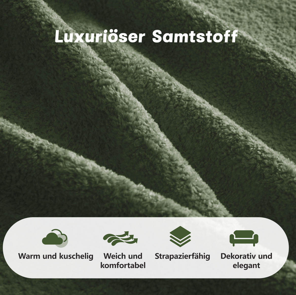 2-SITZER Sofa ohne Montage mit Wellenform und tiefer Sitzfläche, rahmenlos, Grün - Grün, Textil (192/70/98cm) - Redom