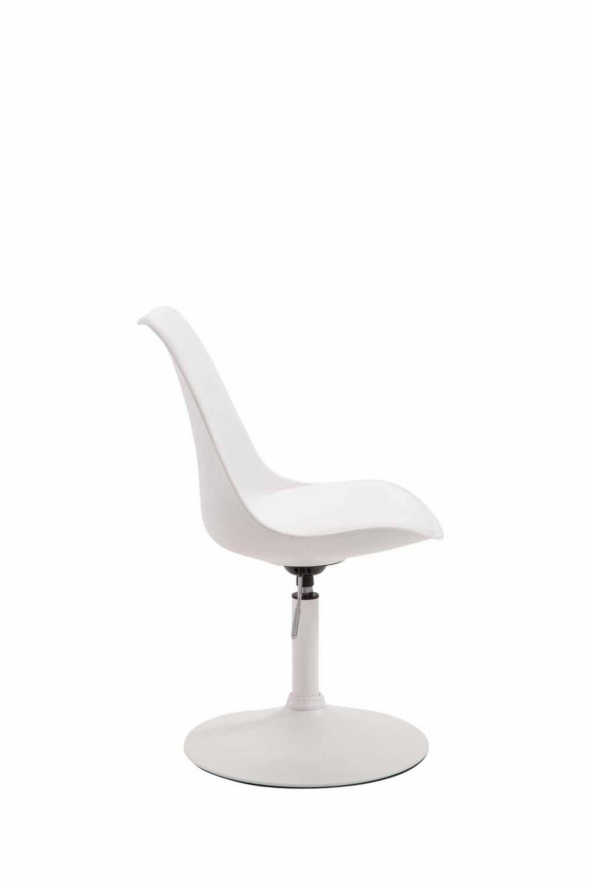 DREHSTUHL Kunststoff weiß - Weiß, Kunststoff/Metall (48/76/57cm) - CLP
