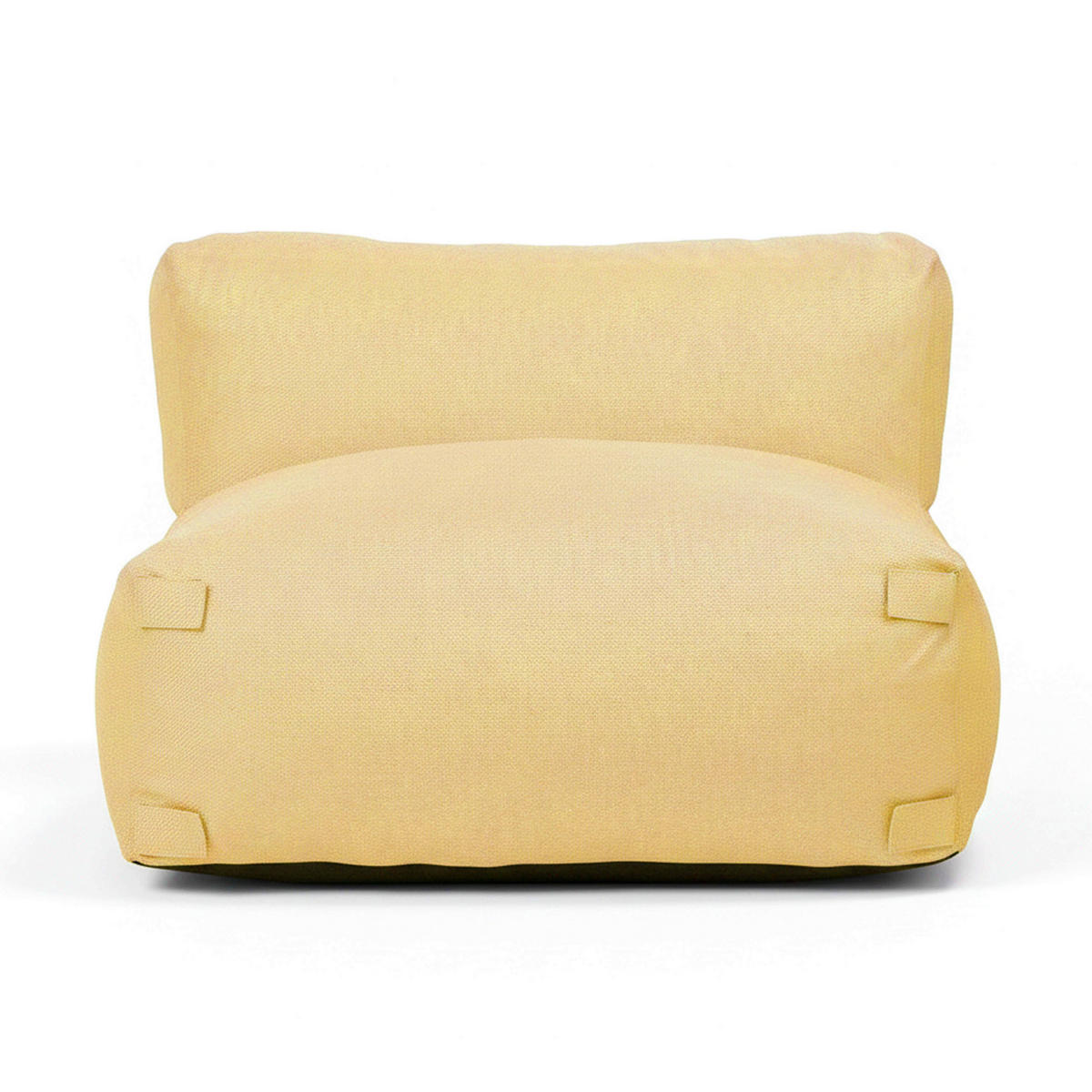 SESSEL, Hellgelb - Gelb, Textil (85/65/85cm) - Oviala