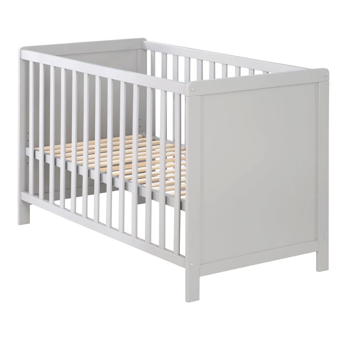 BABYBETT 2-in-1 - Taupe, Holzwerkstoff (60/120cm) - Roba
