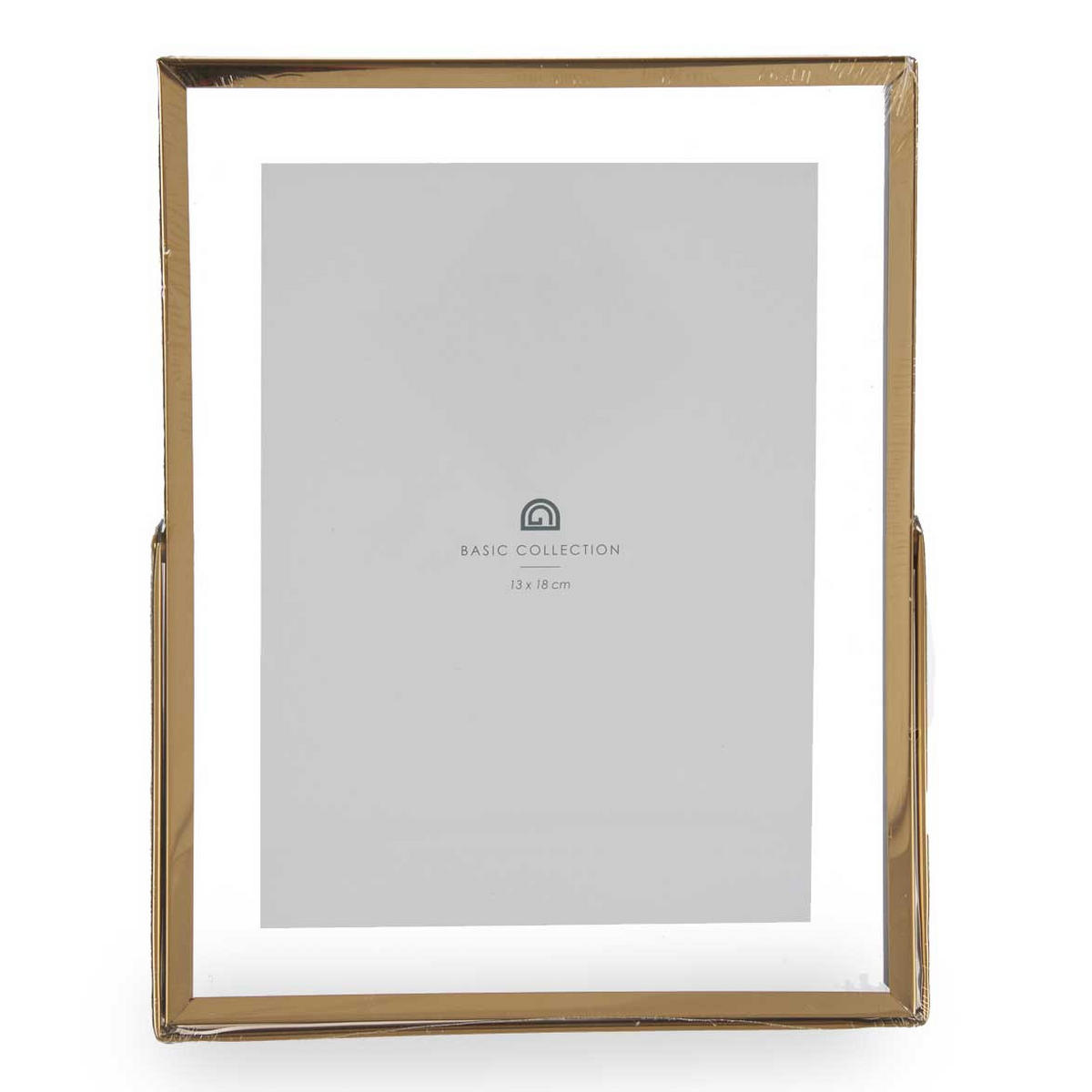 FOTORAHMEN Metall 13/18 cm - Goldfarben, Metall (18.5/23/23cm) - Giftdecor