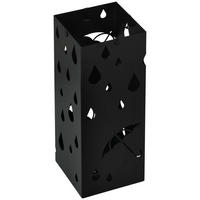 SCHIRMSTÄNDER Charles Schwarz Stahl 15.5/15.5/40 cm - Schwarz, Metall (15.5/15.5/40cm) - Jamb