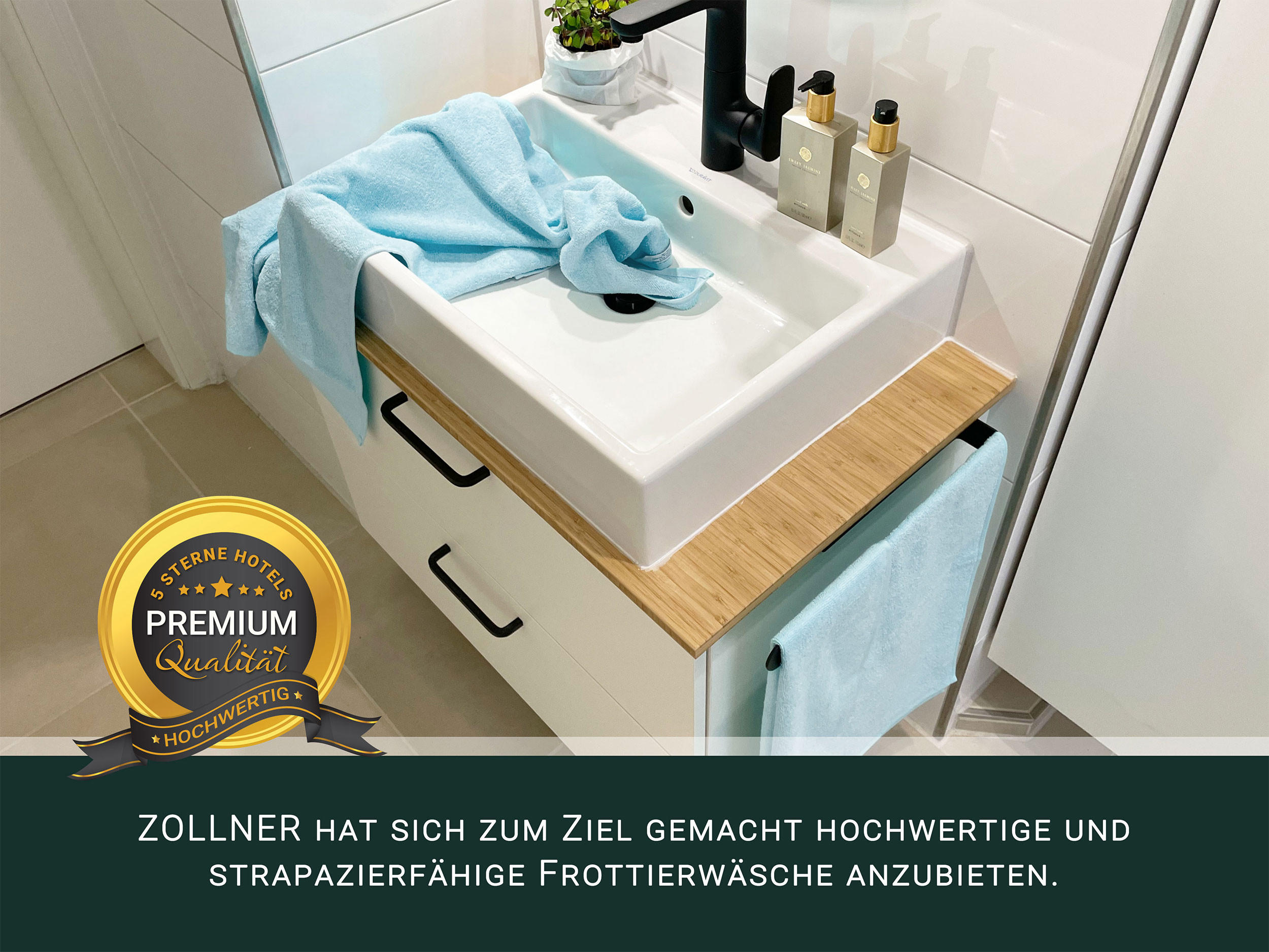 HANDTÜCHER, 10er-Set, 50x100 cm, 100% Baumwolle, Blau - Hellblau, Textil (50/100cm) - Zollner