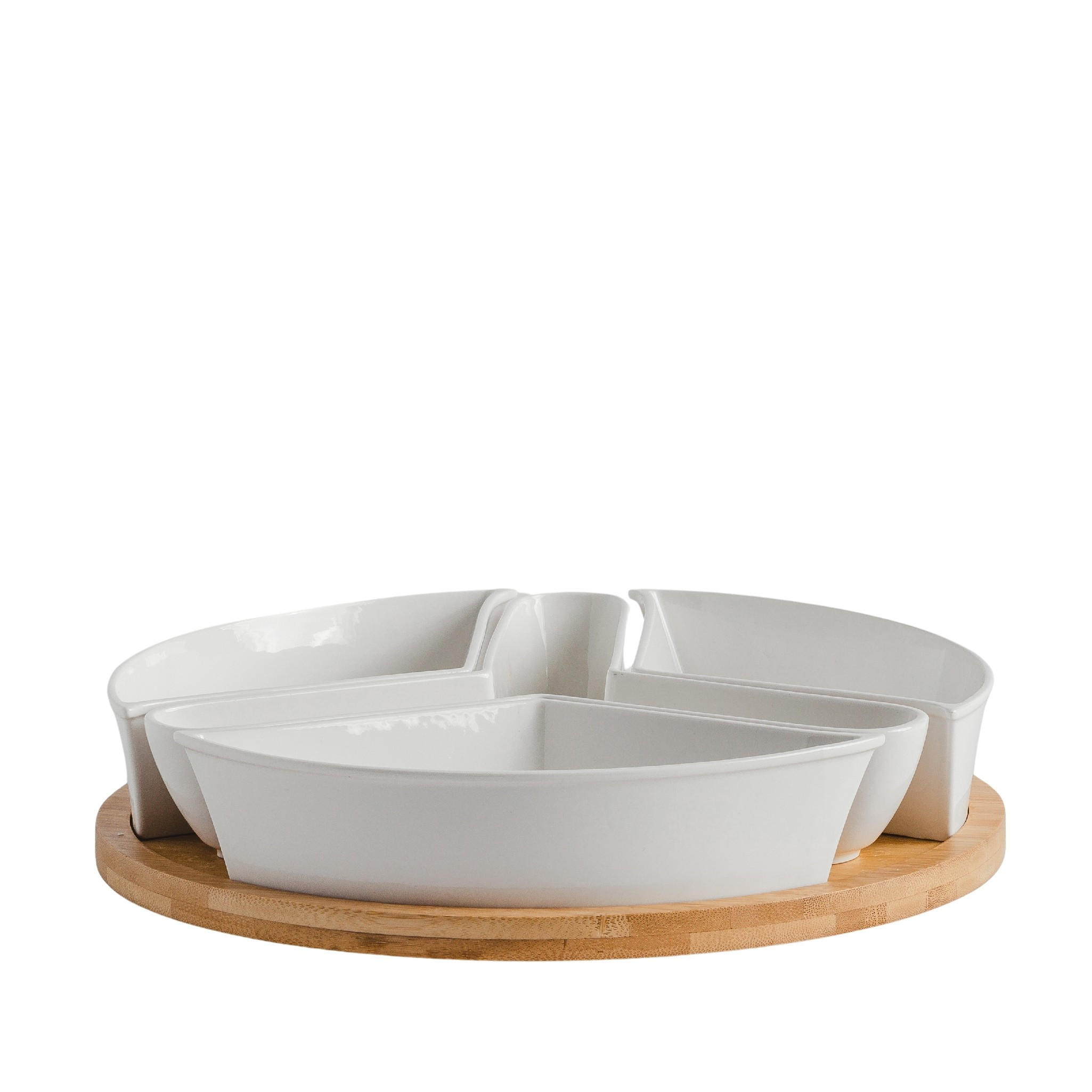 SERVIERTELLER Slanting 2 - Weiß, Keramik (31/7/31cm) - home&you