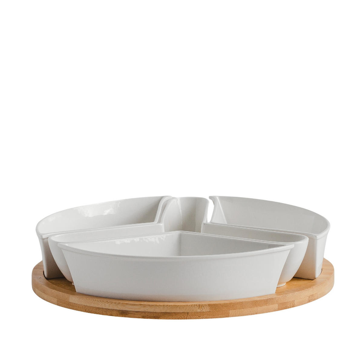 SERVIERTELLER Slanting 2 - Weiß, Keramik (31/7/31cm) - home&you