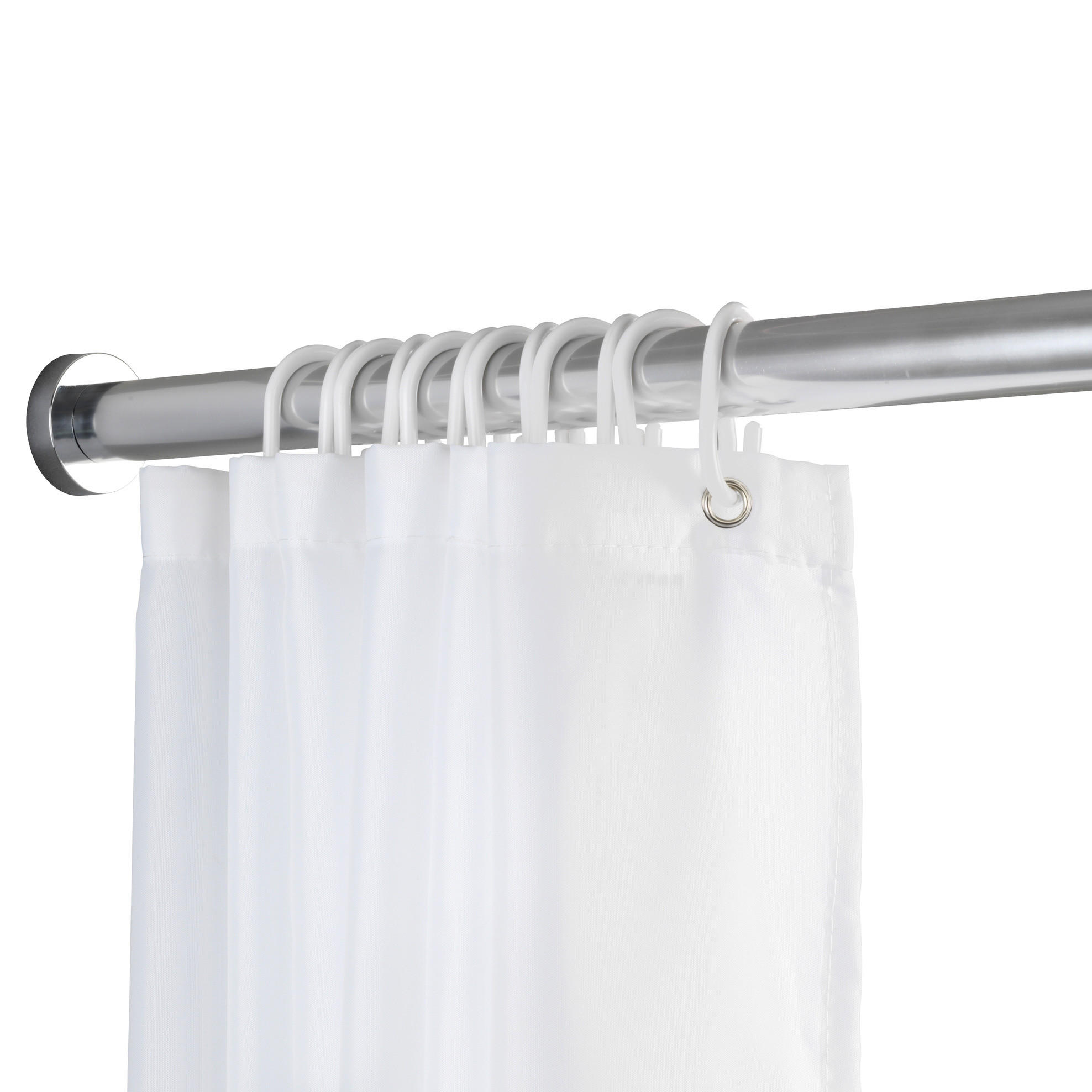 BRAUSESTANGE chrom Luz - Silberfarben, Metall (185cm) - Wenko