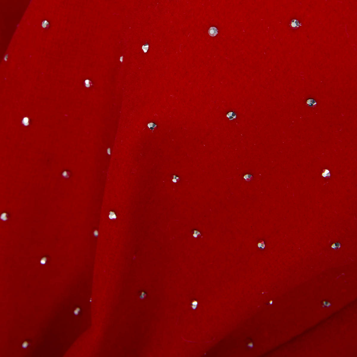 WEIHNACHTSBAUM-SCHLEIFE mit Pailletten Blink 38/4/46 cm - Rot, Glas (4/46/38cm) - Atmosphera Createur d´interieur