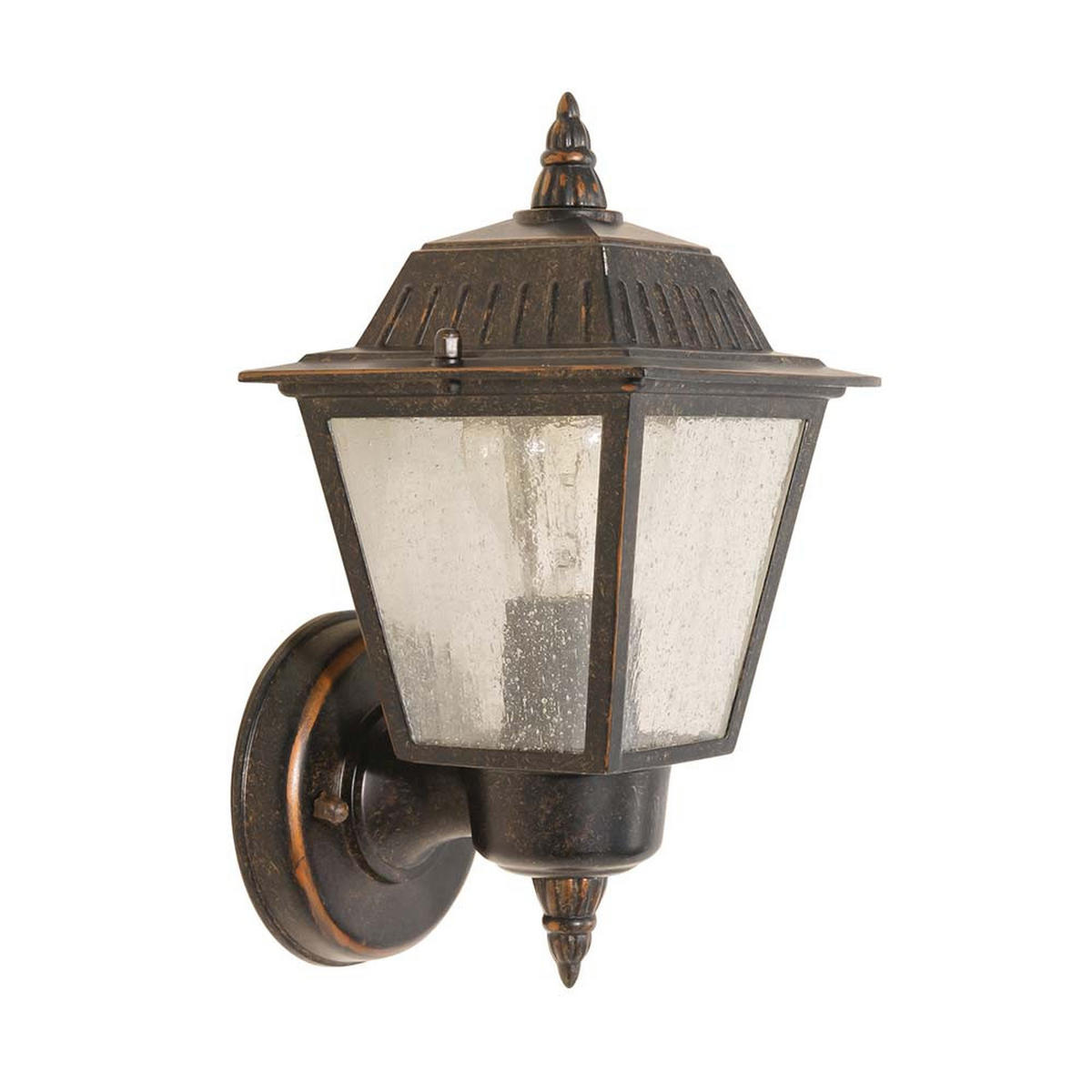 AUSSENLEUCHTE ALU-GUSS Bronze - Bronzefarben, Metall (13.5/26/15cm) - Elstead Lightning