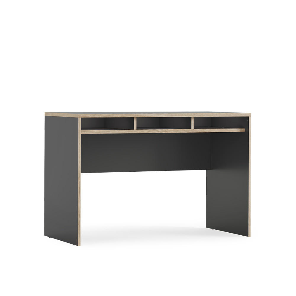 Vicco PSACÍ STŮL Tetrix Antracit 112 x 55 cm se 3 přihrádkami