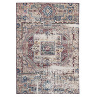TEPPICH WASCHBAR Verona Eliza Rot - Rot, Textil (160/231cm) - Kukoon Rugs