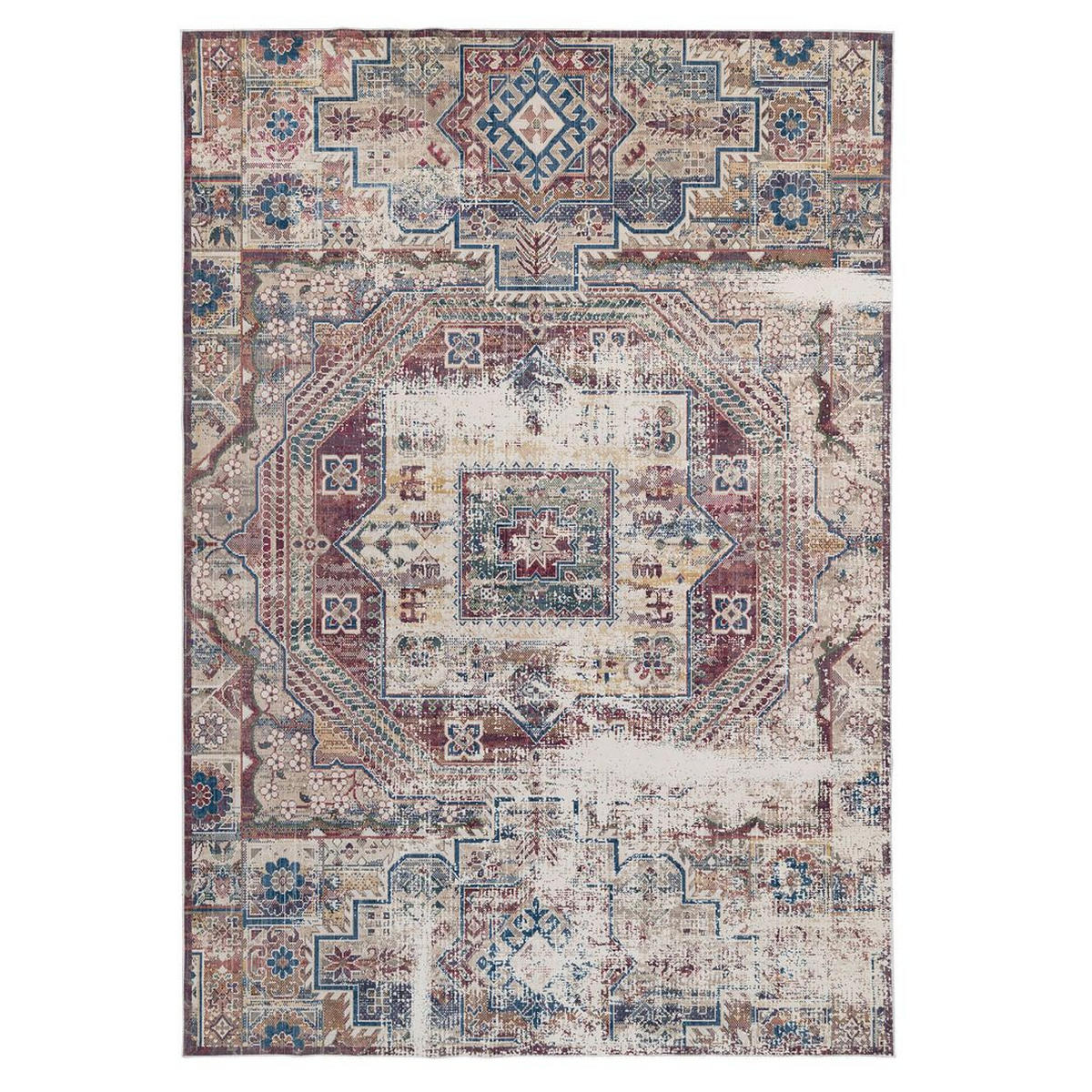 TEPPICH WASCHBAR Verona Eliza Rot - Rot, Textil (160/231cm) - Kukoon Rugs