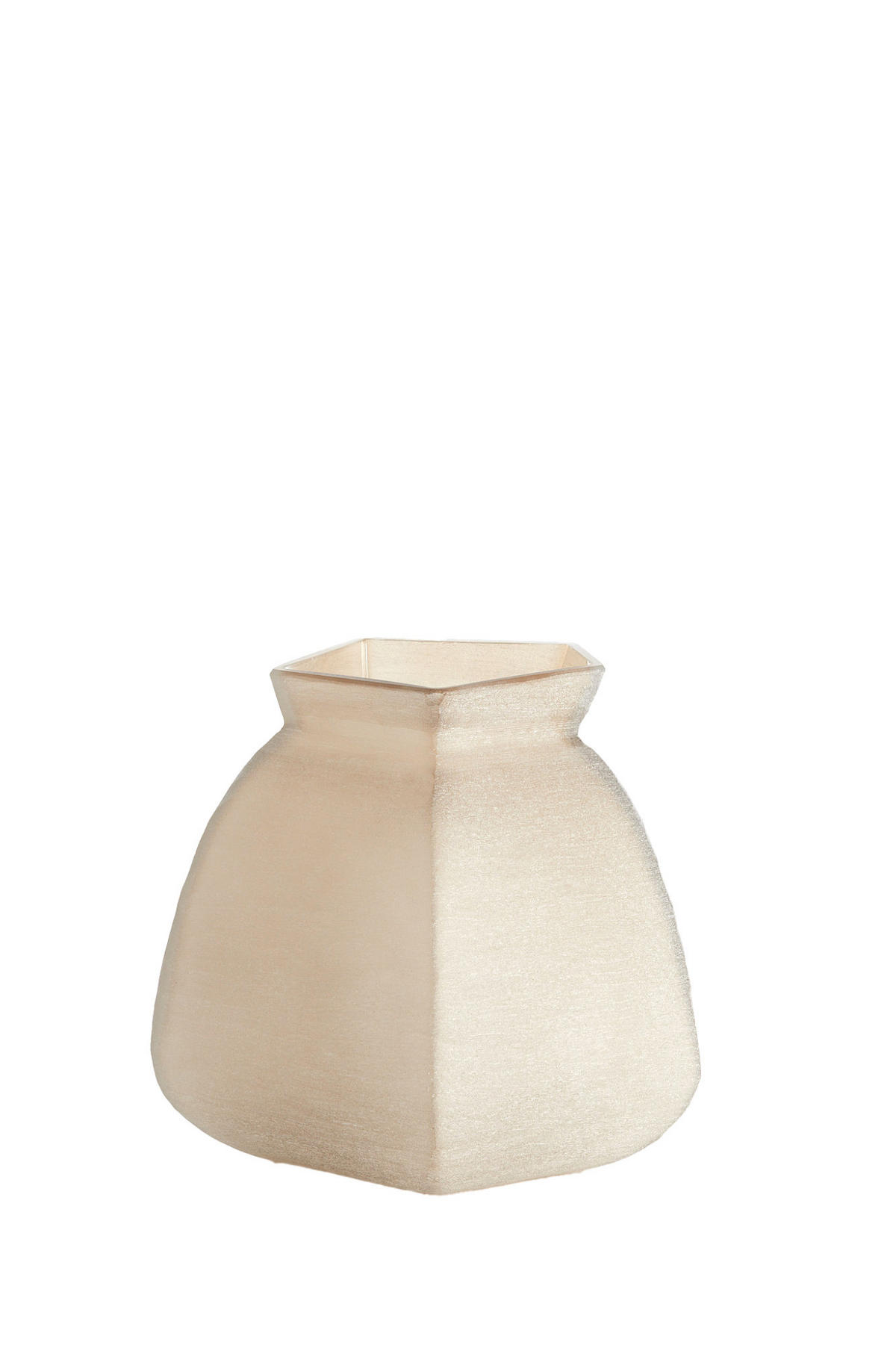 VASE Veliko Braun Ø26,5/27 cm - Braun, Glas (27cm) - Light & Living