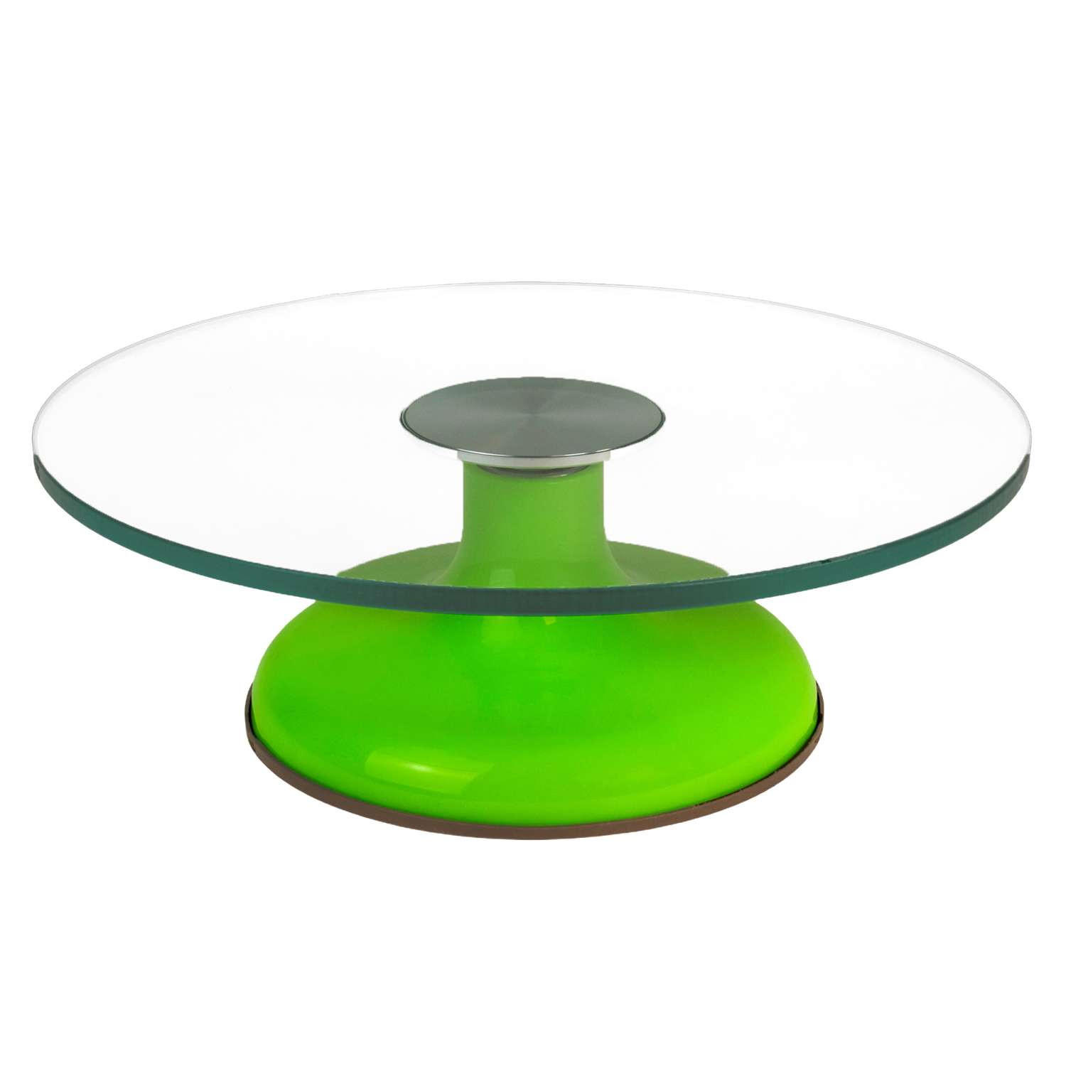 KUCHENPLATTE - Grün, Glas (30/10/30cm) - Intirilife
