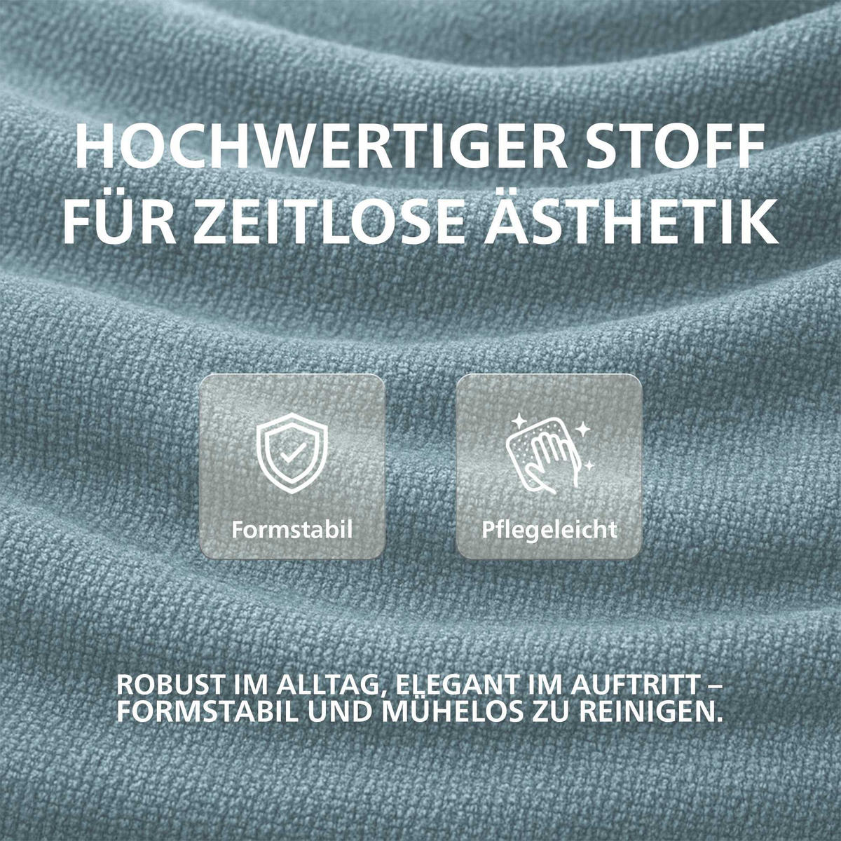 ARMLEHNENSTUHL 2er Set Stoff Türkis - Türkis/Schwarz, Textil/Metall (59/87/59cm) - CLP