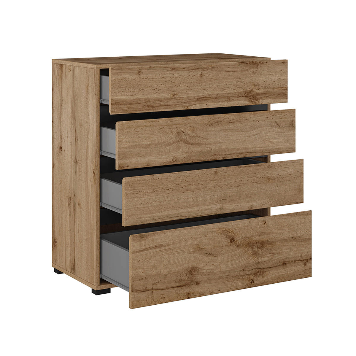 KOMMODE Lilia Holz - Braun, Holzwerkstoff (80/85.1/40cm) - Petits-meubles
