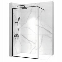 DUSCHWAND Rea Bler 100 - Schwarz, Glas (101/195cm) - REA