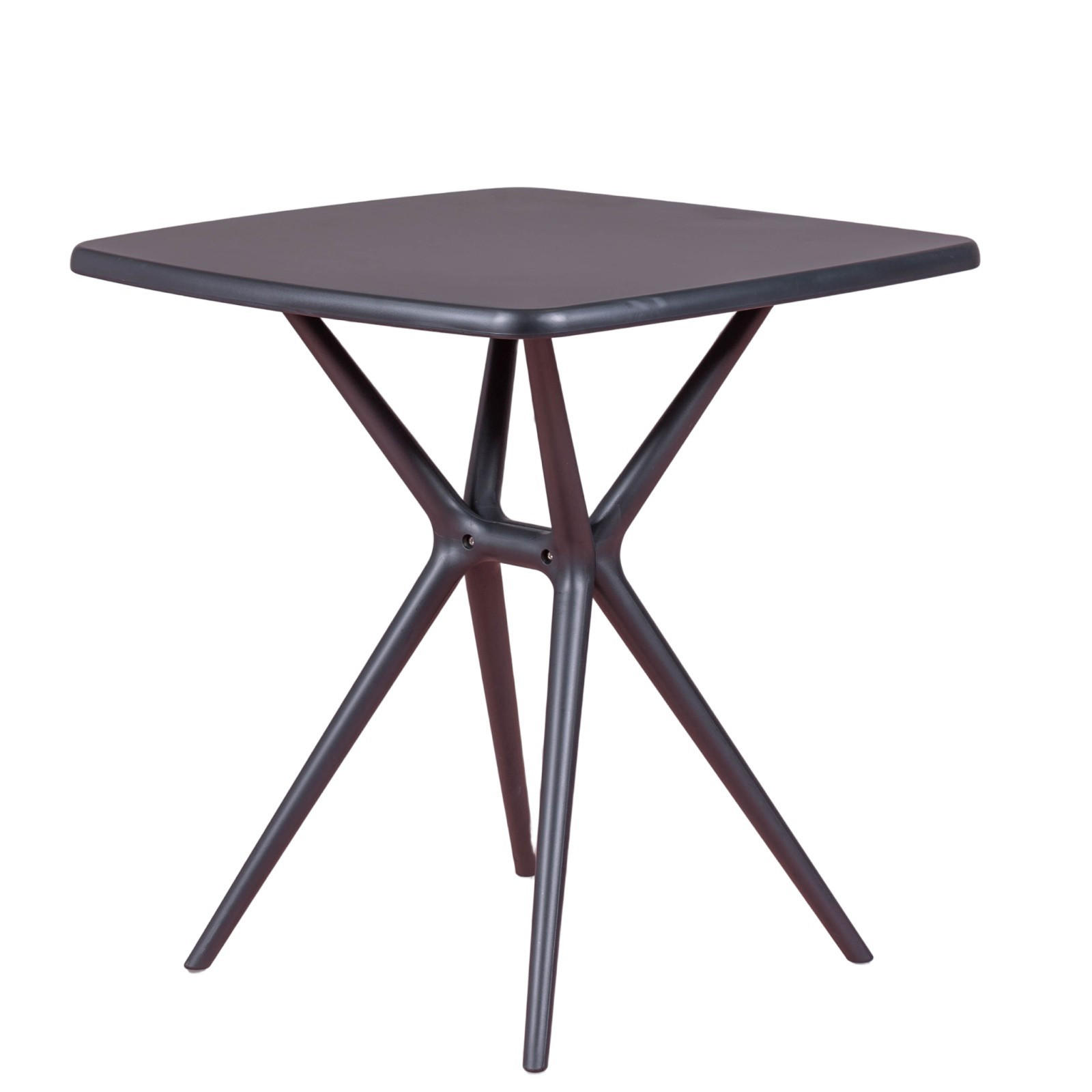 KUNSTSTOFFTISCH Quadratisch Schwarz 72/72/76 cm - Schwarz, Kunststoff (72/72/76cm) - Nest Dream