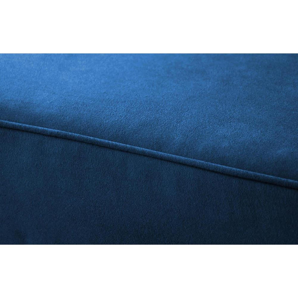 ECKSCHLAFSOFA Teramo dunkelblau - Schwarz/Dunkelblau, Kunststoff/Textil (235/150cm) - Beautysofa