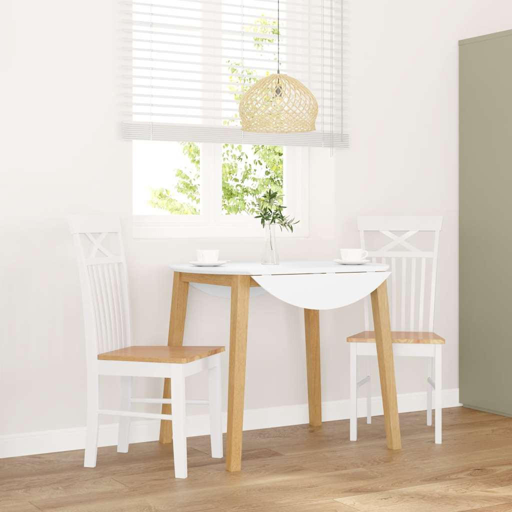 STUHL-SET 2 Stk Zornhain 42.5/94/53.5 cm - Weiß, Holz (42.5/94/53.5cm) - ZMH