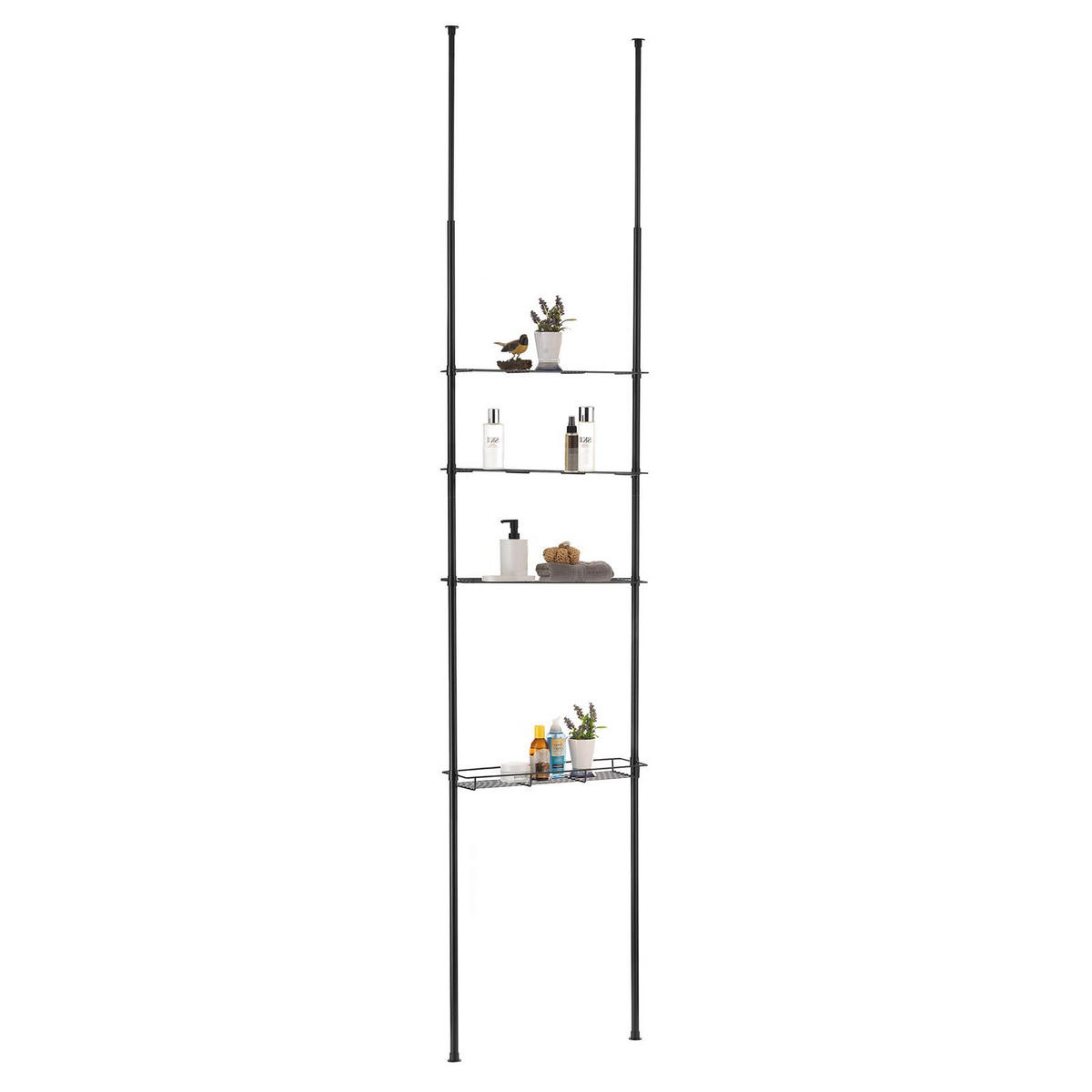 DUSCHREAGAL DUNJA - Schwarz, Metall (59/280/16cm) - CARO-Möbel