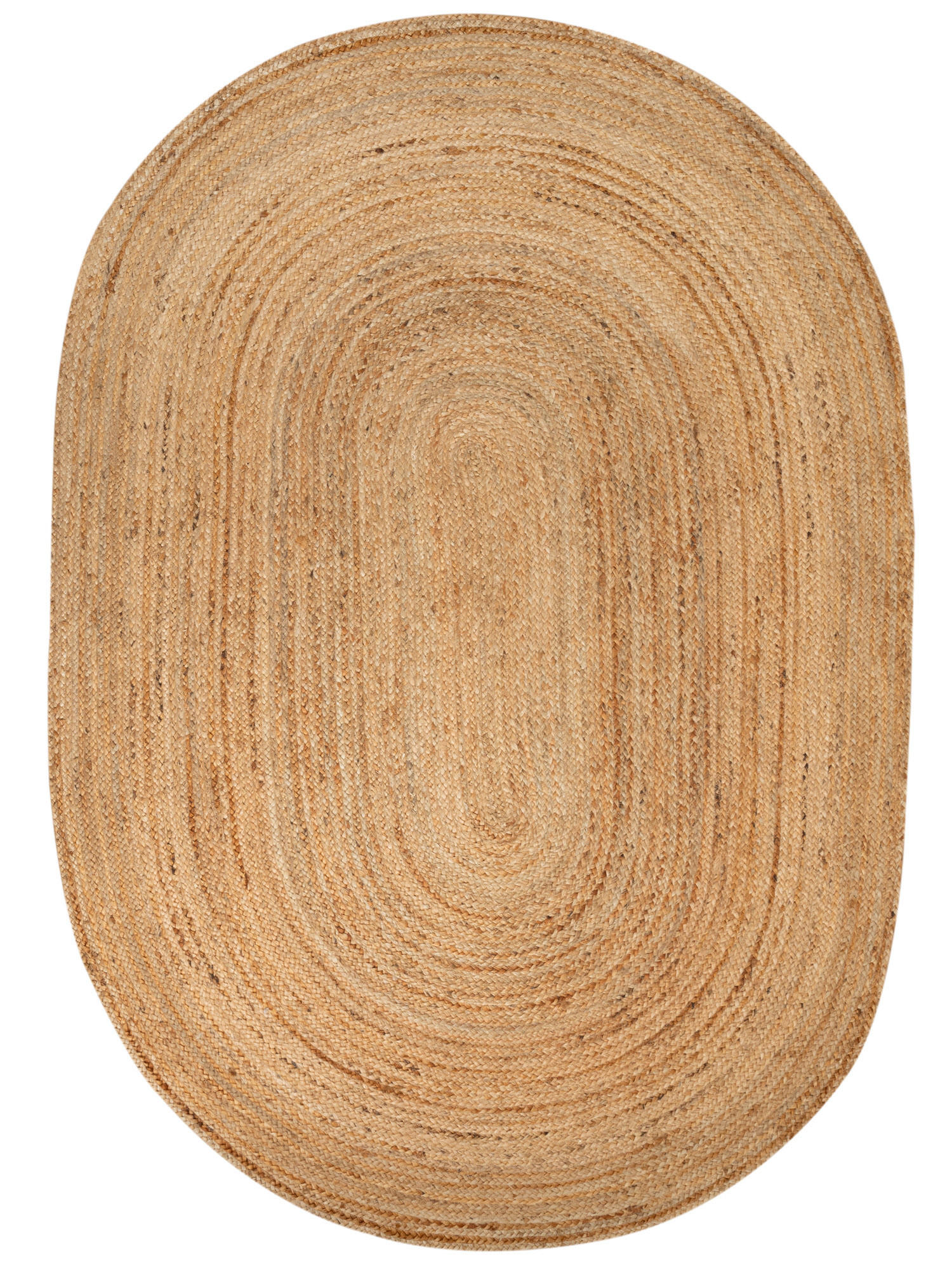 FLACHGEWEBETEPPICH 120/170 cm Goa Oval - Naturfarben, Naturmaterialien (120/170cm) - Steffensmeier